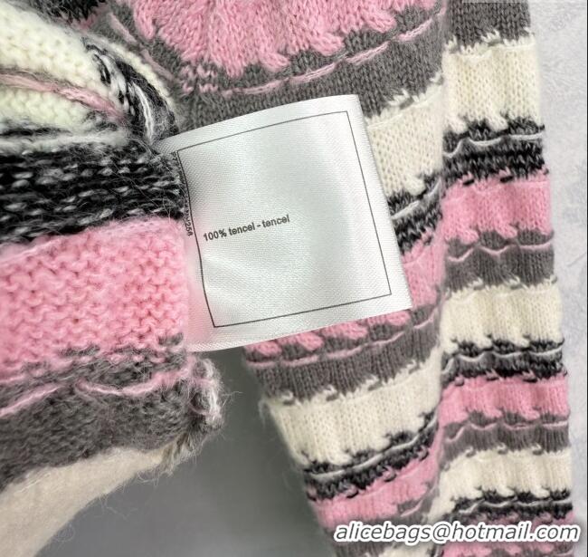 Affordable Price Chanel Tencel Cardigan CH091924 Pink 2025