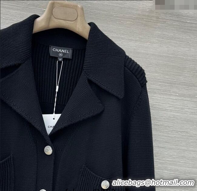 Grade Quality Chanel Wool Knit Jacket CH091961 Black 2025