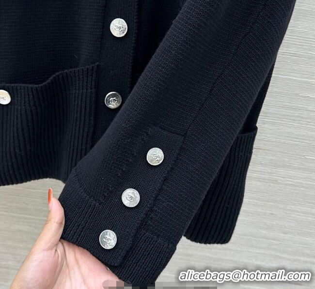 Grade Quality Chanel Wool Knit Jacket CH091961 Black 2025