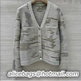Most Popular Chanel Wool Blend Cardigan CH091962 Grey 2025