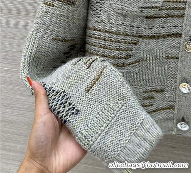 Most Popular Chanel Wool Blend Cardigan CH091962 Grey 2025