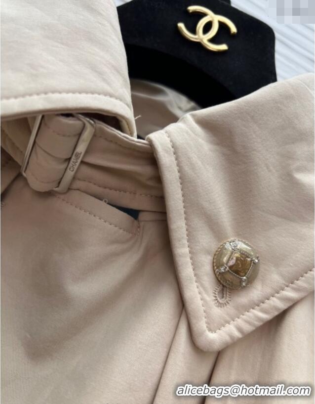 Luxury Discount Chanel Coat CH091977 Khaki 2025