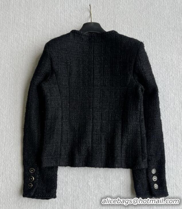 Good Taste Chanel Tweed Jacket CH91929 Black 2025