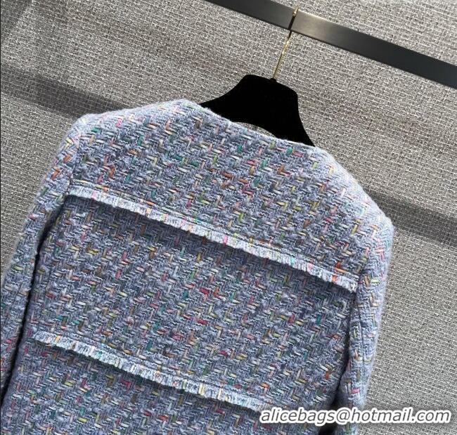 Buy Discount Chanel Tweed Jacket CH92513 Light Purple 2025