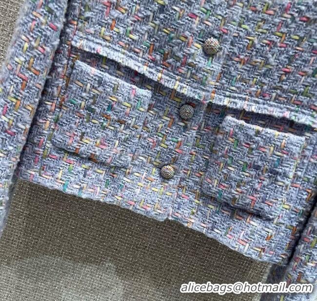 Buy Discount Chanel Tweed Jacket CH92513 Light Purple 2025