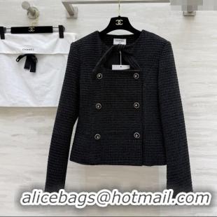 Reasonable Price Chanel Tweed Jacket CH92519 Black 2025