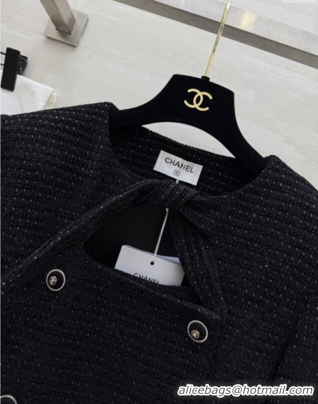 Reasonable Price Chanel Tweed Jacket CH92519 Black 2025