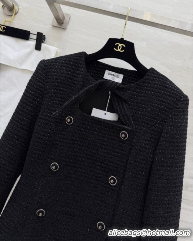 Reasonable Price Chanel Tweed Jacket CH92519 Black 2025