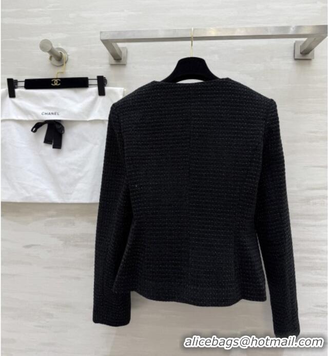 Reasonable Price Chanel Tweed Jacket CH92519 Black 2025