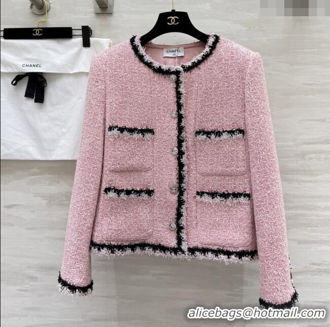 Grade Quality Chanel Tweed Jacket CH92521 Pink 2025