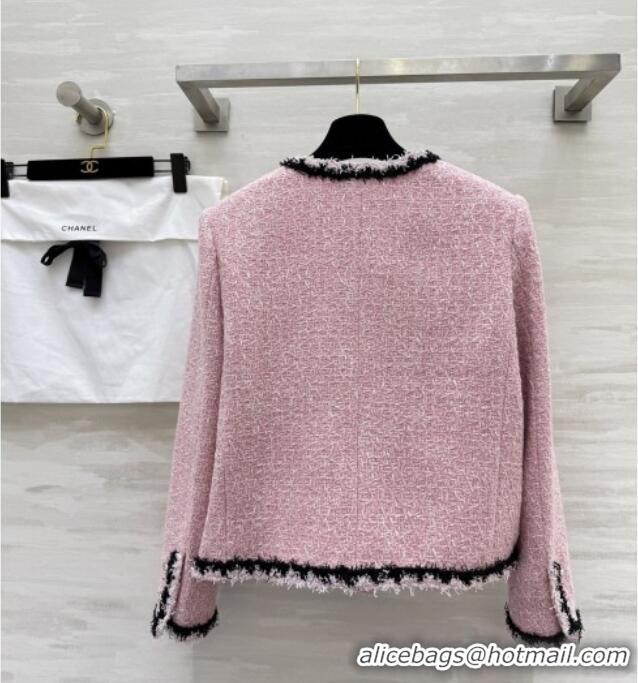 Grade Quality Chanel Tweed Jacket CH92521 Pink 2025