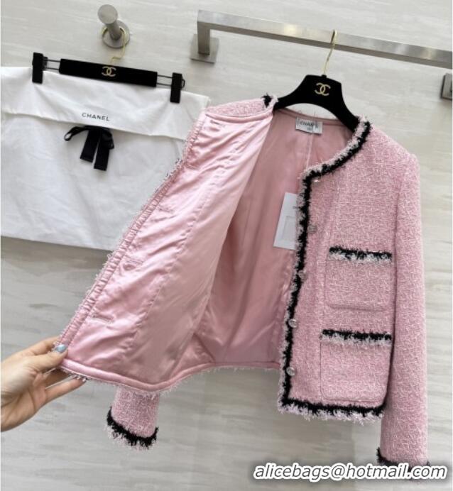 Grade Quality Chanel Tweed Jacket CH92521 Pink 2025