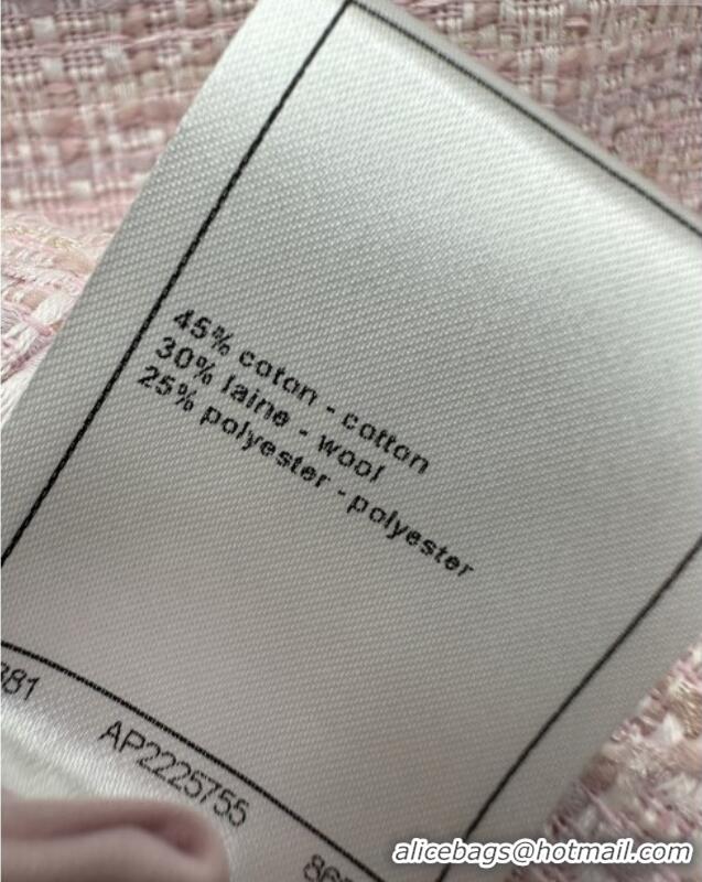 Buy Inexpensive Chanel Tweed Jacket CH92522 Light Pink 2025