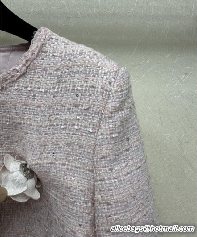 Buy Inexpensive Chanel Tweed Jacket CH92522 Light Pink 2025