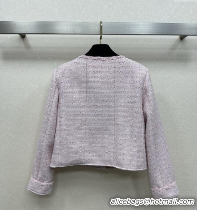 Buy Inexpensive Chanel Tweed Jacket CH92522 Light Pink 2025
