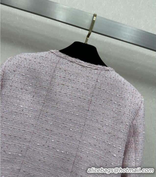 Buy Inexpensive Chanel Tweed Jacket CH92522 Light Pink 2025