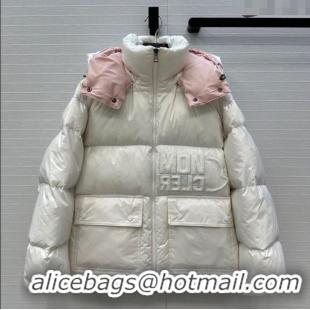 Spot Bulk Moncler Abbaye Down Jacket ML110601 White 2025
