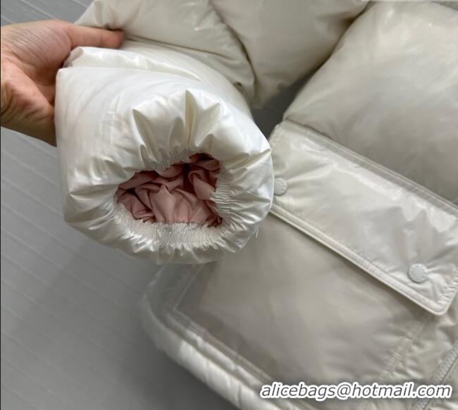Spot Bulk Moncler Abbaye Down Jacket ML110601 White 2025