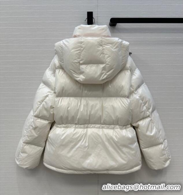 Spot Bulk Moncler Abbaye Down Jacket ML110601 White 2025