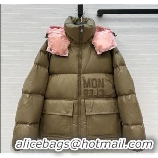 Luxury Classic Moncler Abbaye Down Jacket ML110601 Green 2025