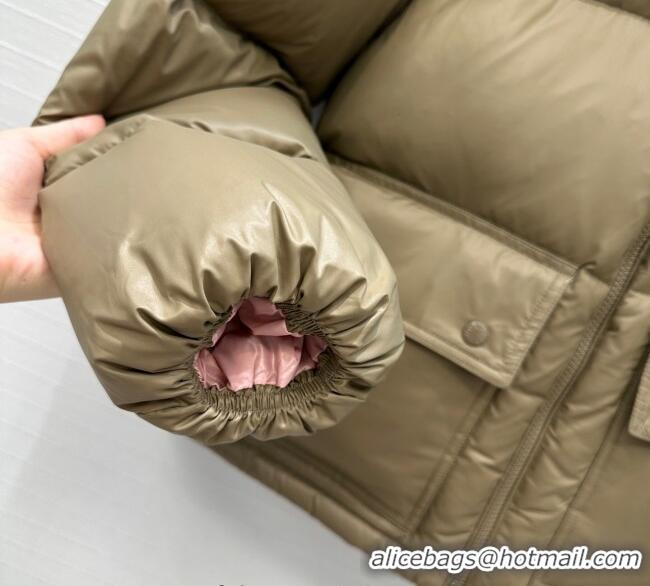 Luxury Classic Moncler Abbaye Down Jacket ML110601 Green 2025