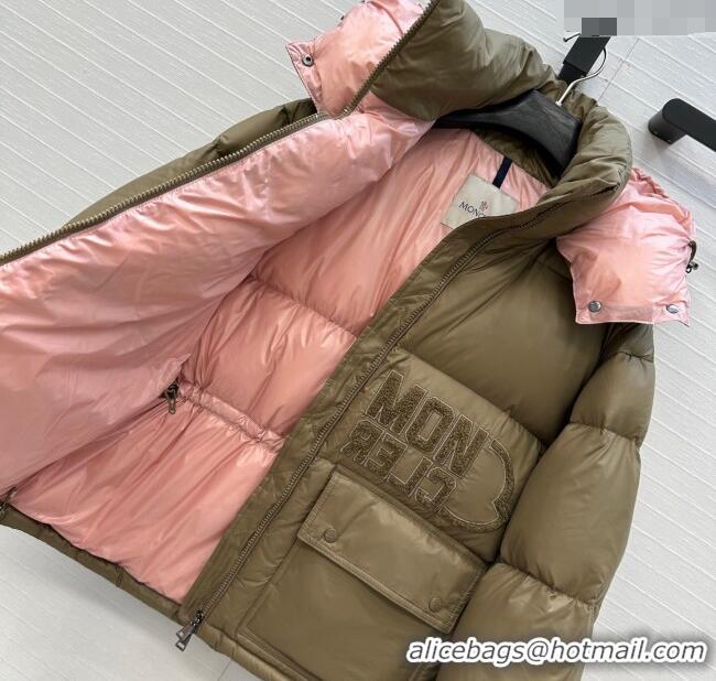 Luxury Classic Moncler Abbaye Down Jacket ML110601 Green 2025