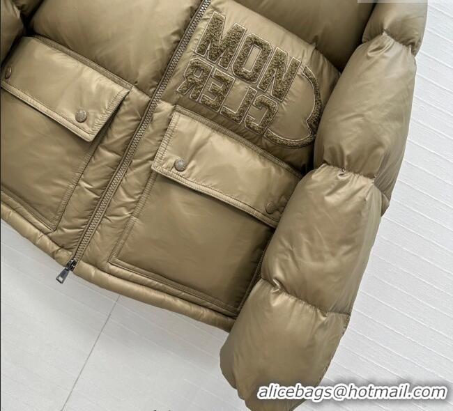 Luxury Classic Moncler Abbaye Down Jacket ML110601 Green 2025