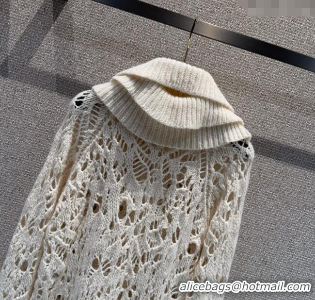 Market Sells Dior Silk Cashmere Cardigan CH101509 White 2025