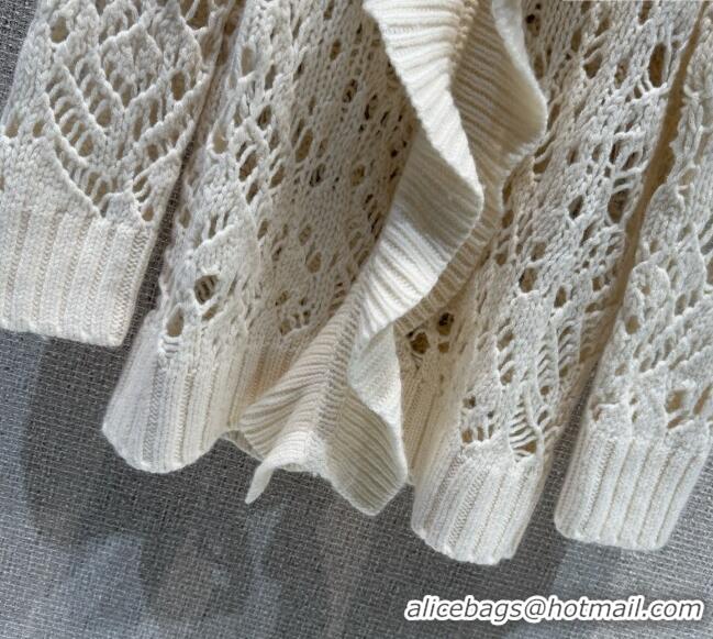 Market Sells Dior Silk Cashmere Cardigan CH101509 White 2025