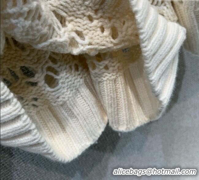 Market Sells Dior Silk Cashmere Cardigan CH101509 White 2025