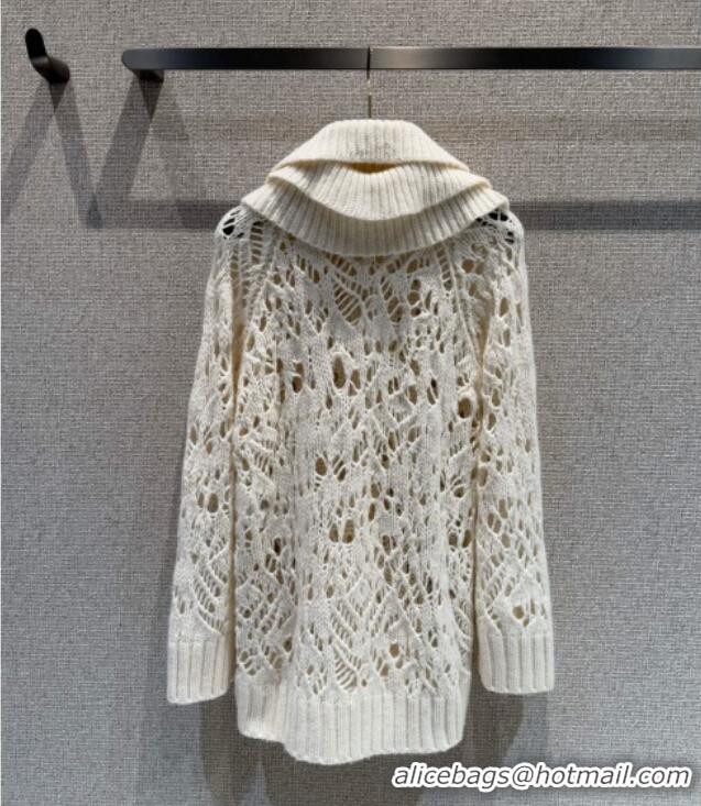 Market Sells Dior Silk Cashmere Cardigan CH101509 White 2025