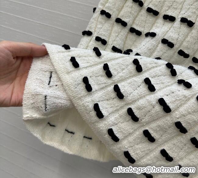 Market Sells Chanel Wool Skirt with Bow 1015 White 2025