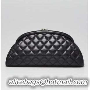 New Cheap Chanel Timeless Clutch Bag In Quilted Lambskin Leather C9562 Black