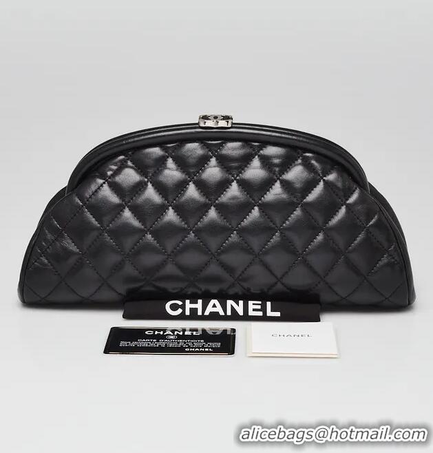 New Cheap Chanel Timeless Clutch Bag In Quilted Lambskin Leather C9562 Black