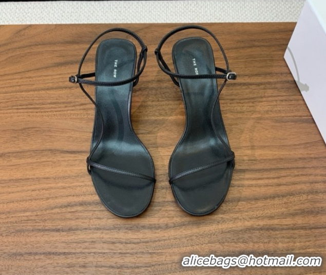 Unique Style The Row Bare Sandal in Leather 6.5cm Heel TR052904 Black 2025