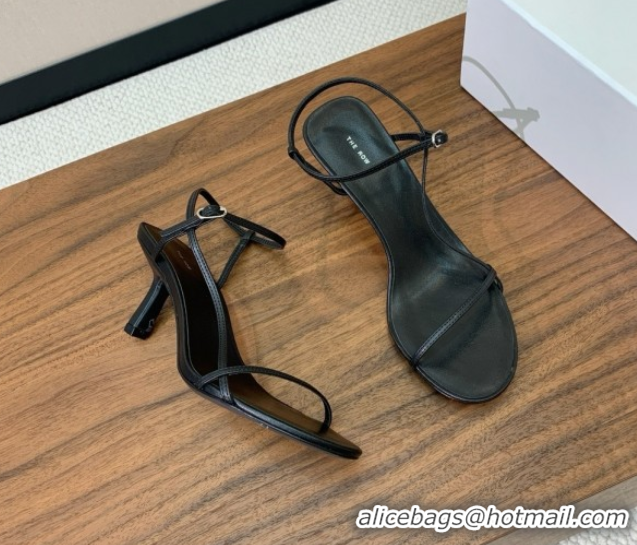 Unique Style The Row Bare Sandal in Leather 6.5cm Heel TR052904 Black 2025