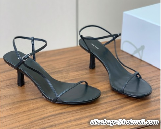 Unique Style The Row Bare Sandal in Leather 6.5cm Heel TR052904 Black 2025