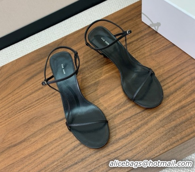 Unique Style The Row Bare Sandal in Leather 6.5cm Heel TR052904 Black 2025