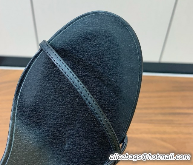 Unique Style The Row Bare Sandal in Leather 6.5cm Heel TR052904 Black 2025