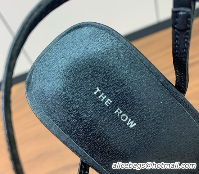 Unique Style The Row Bare Sandal in Leather 6.5cm Heel TR052904 Black 2025