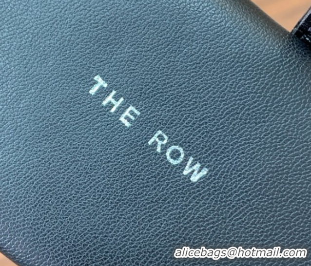 Luxury Discount The Row Bare Flat Sandal in Leather TR052907 Black 2025