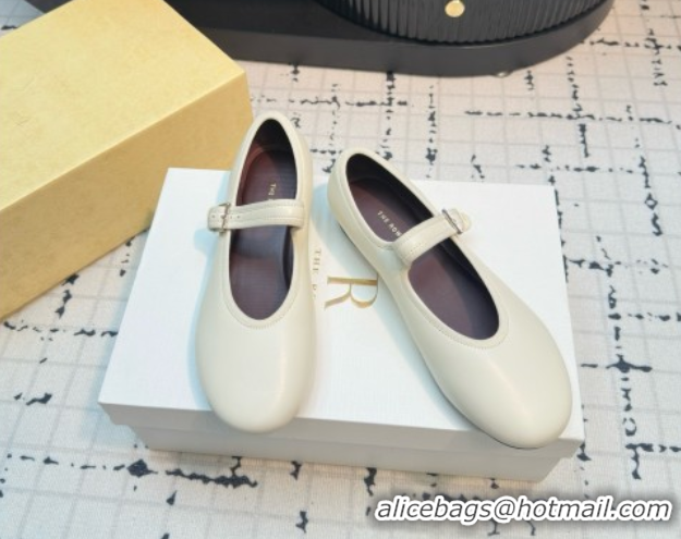 Top Design The Row Boheme MJ Shoe in Lambskin Leather TR052911 White 2025