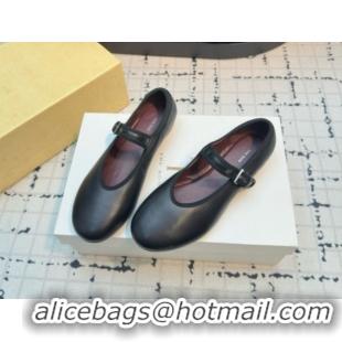 Good Looking The Row Boheme MJ Shoe in Lambskin Leather TR052912 Black 2025