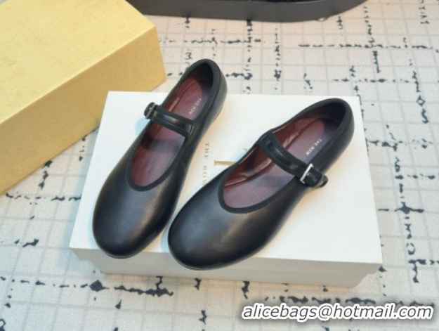 Good Looking The Row Boheme MJ Shoe in Lambskin Leather TR052912 Black 2025