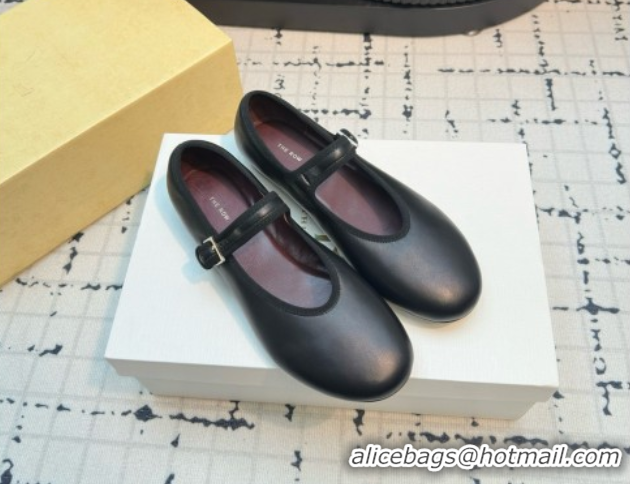 Good Looking The Row Boheme MJ Shoe in Lambskin Leather TR052912 Black 2025