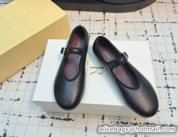 Good Looking The Row Boheme MJ Shoe in Lambskin Leather TR052912 Black 2025