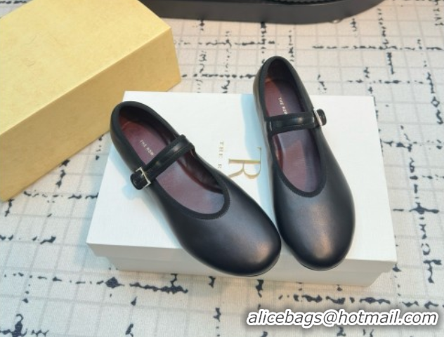 Good Looking The Row Boheme MJ Shoe in Lambskin Leather TR052912 Black 2025