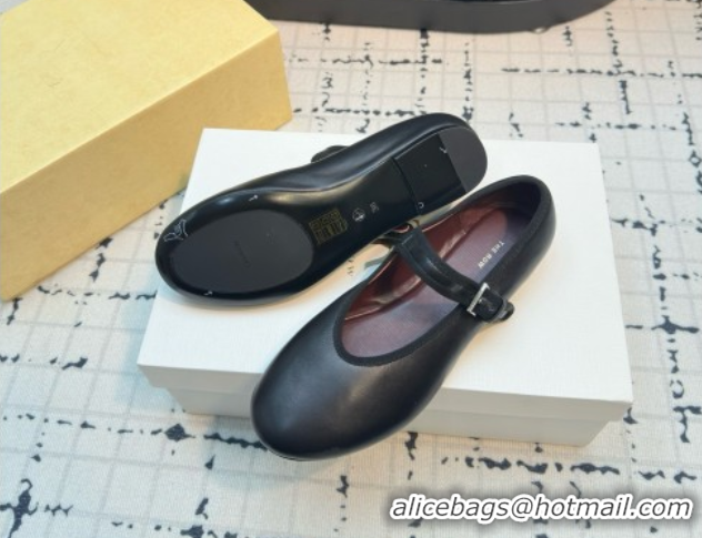 Good Looking The Row Boheme MJ Shoe in Lambskin Leather TR052912 Black 2025