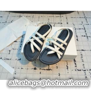 Best Product The Row Line Sandals in White Leather TR052915 2025
