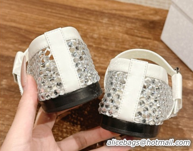 Sumptuous The Row Strass Ballet Flats Slipper White 0604094 2025